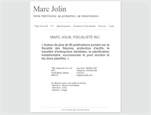 Tablet Screenshot of marcjolin.com
